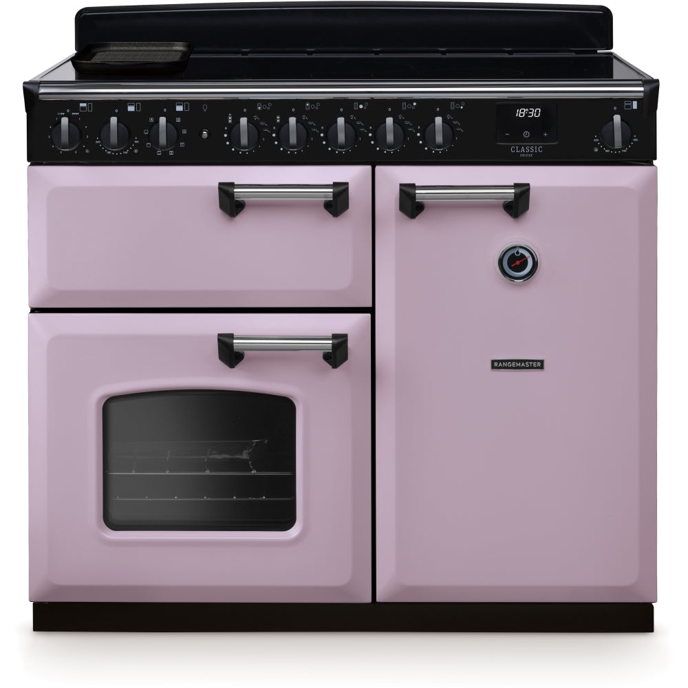 Rangemaster CLDL100EIPHTH/CM1 Classic Deluxe Heather / Chrome 100cm Induction Range Cooker - product image 1