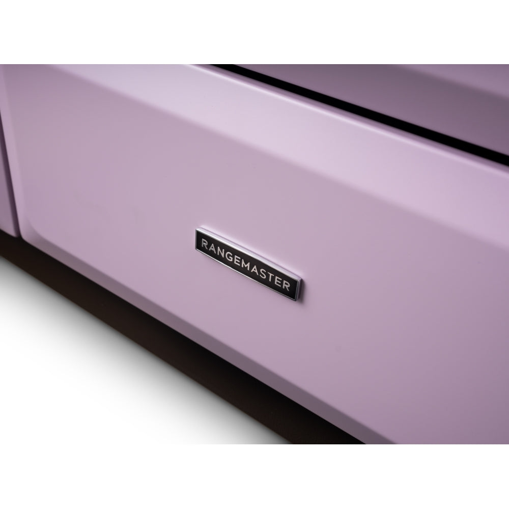 Rangemaster CLDLO110DFPHTH/CM1 Classic Deluxe Heather / Chrome 110cm Dual Fuel Range Cooker - product image 12