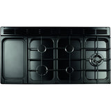 Rangemaster CLDLO110DFPHTH/CM1 Classic Deluxe Heather / Chrome 110cm Dual Fuel Range Cooker - product image 5