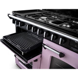Rangemaster CLDLO110DFPHTH/CM1 Classic Deluxe Heather / Chrome 110cm Dual Fuel Range Cooker - product image 7