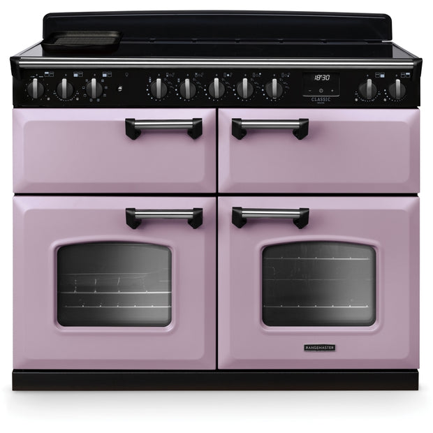 Rangemaster CLDLB110EIPHTH/CM1 Classic Deluxe Heather / Chrome 110cm Induction Range Cooker - product image 1