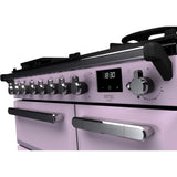 Rangemaster ESDL90DFPHTH/CM1 Estel Deluxe Heather / Chrome 90cm Dual Fuel Range Cooker - product image 3