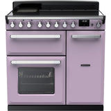 Rangemaster ESDL90EIPHTH/CM1 Estel Deluxe Heather / Chrome 90cm Induction Range Cooker - product image 1