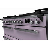 Rangemaster ESDLB110DFPHTH/CM1 Estel Deluxe Heather / Chrome 110cm Dual Fuel Range Cooker - product image 3