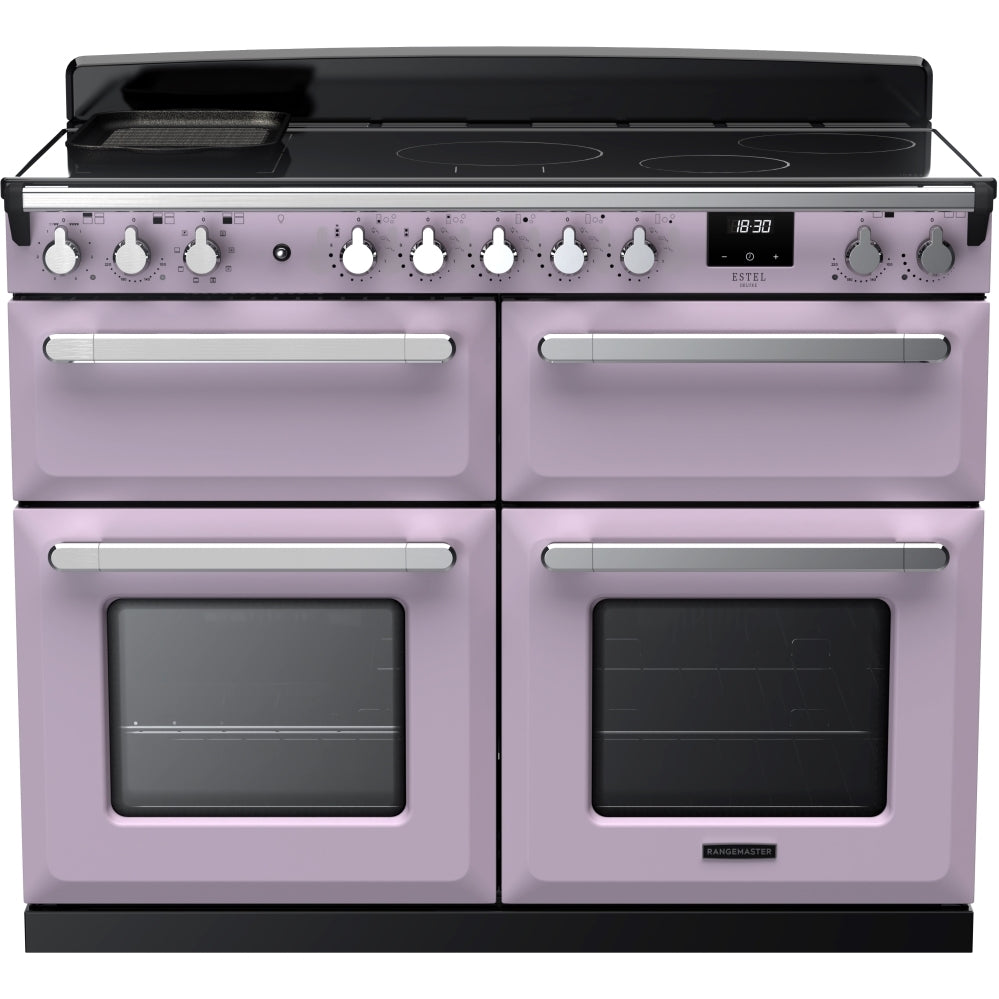 Rangemaster ESDLB110EIPHTH/CM1 Estel Deluxe Heather / Chrome 110cm Induction Range Cooker - product image 1