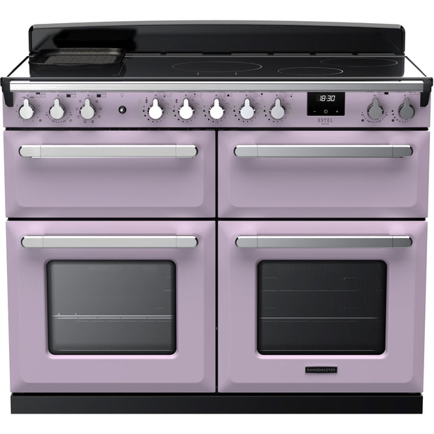 Rangemaster ESDLB110EIPHTH/CM1 Estel Deluxe Heather / Chrome 110cm Induction Range Cooker - product image 1
