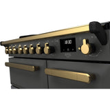 Rangemaster ESDL90EIPSLT/AB1 Estel Deluxe Slate / Antique Brass 90cm Induction Range Cooker - product image 3