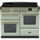 Rangemaster ESDLO110EIPMNT/AB1 Estel Deluxe Mint / Antique Brass 110cm Induction Range Cooker - product image 1