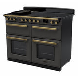 Rangemaster ESDLB110EIPSLT/AB1 Estel Deluxe Slate / Antique Brass 110cm Induction Range Cooker - product image 2