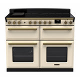 Rangemaster ESDLB110EIPPCR/AB1 Estel Deluxe Pale Cream / Antique Brass 110cm Induction Range Cooker - product image 1