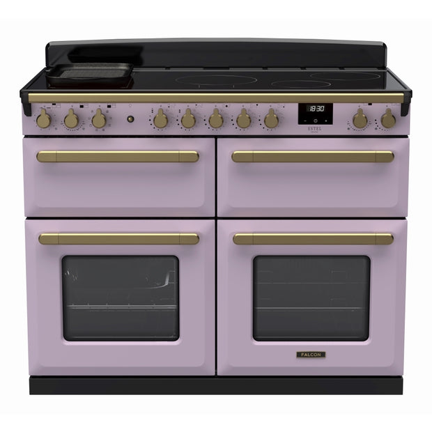 Rangemaster ESDLB110EIPHTH/AB1 Estel Deluxe Heather / Antique Brass 110cm Induction Range Cooker - product image 1