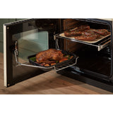 Rangemaster CLDLO110DFPCBL/AB1 Classic Deluxe Charcoal Black / Antique Brass 110cm Dual Fuel Range Cooker - product image 5