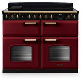 Rangemaster CLDLB110EIPBOR/AB1 Classic Deluxe Bordeaux / Antique Brass 110cm Induction Range Cooker - product image 1