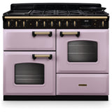 Rangemaster CLDLO110DFPHTH/AB1 Classic Deluxe Heather / Antique Brass 110cm Dual Fuel Range Cooker - product image 1