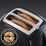 Russell Hobbs 2 Slice Toaster / Textures, Black - 21641 - London Houseware - 4