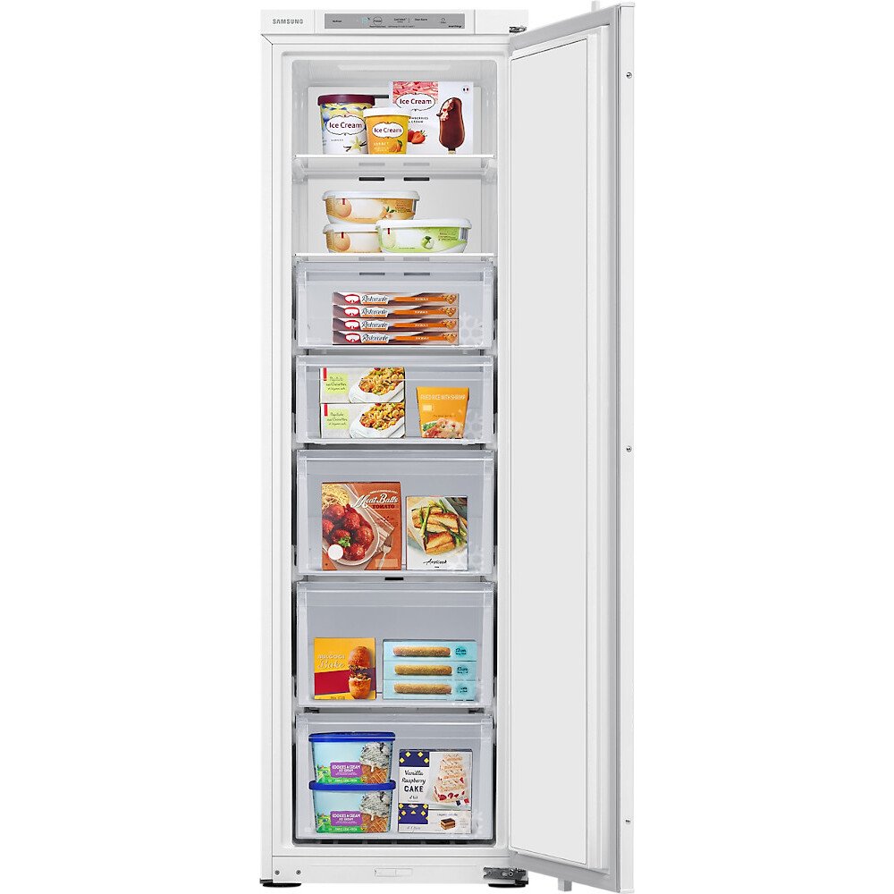 218L Built-In Integrated Freezer& Larder Fridge Pack, White - Samsung - London Houseware - 13