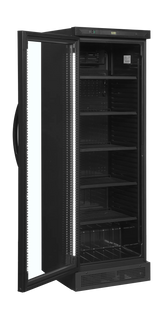 Tefcold Black Glass Door Merchandiser – Energy-Efficient Cooling ❄️