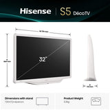 Hisense 32S5QTUK 32" QLED Smart Television - product image 2