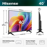 Hisense 40A4STUK 40" DLED Smart Television - product image 18