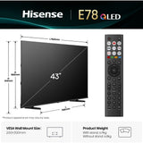 Hisense 43E78QTUK 43" QLED Smart Television - product image 4