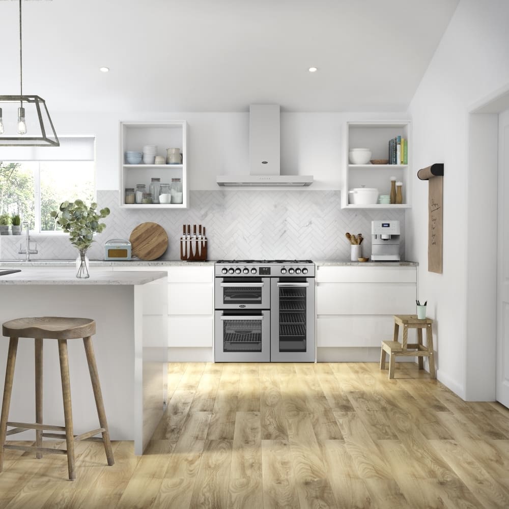 90cm Dual Fuel Cooker, Stainless Steel - Belling RCA COOKCENTRE 90DF - London Houseware - 20