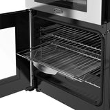 90cm Dual Fuel Cooker, Stainless Steel - Belling RCA COOKCENTRE 90DF - London Houseware - 7