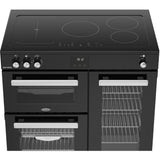 90cm Induction Belling Range Cooker, Black, A Rated - RCA COOKCENTRE 90Ei - London Houseware - 7