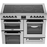 100cm Ceramic Belling Range Cooker, Stainless Steel - RCA COOKCENTRE 100E - London Houseware - 5
