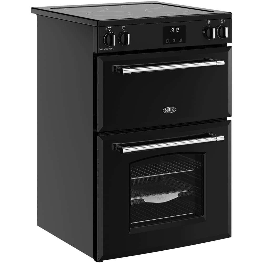 TCH Induction Electric Cooker with Double Oven, Black - Belling Farmhouse 60EI - London Houseware - 2