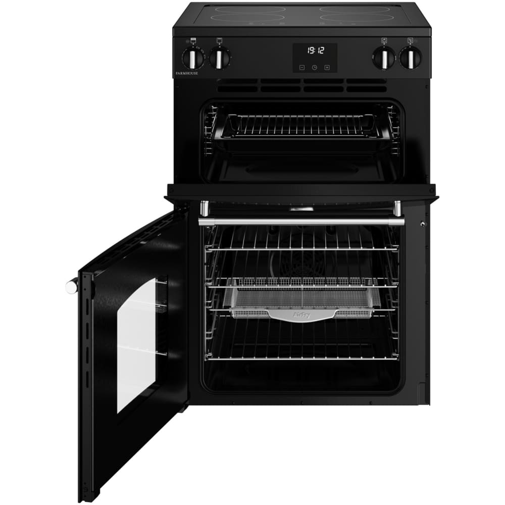TCH Induction Electric Cooker with Double Oven, Black - Belling Farmhouse 60EI - London Houseware - 4