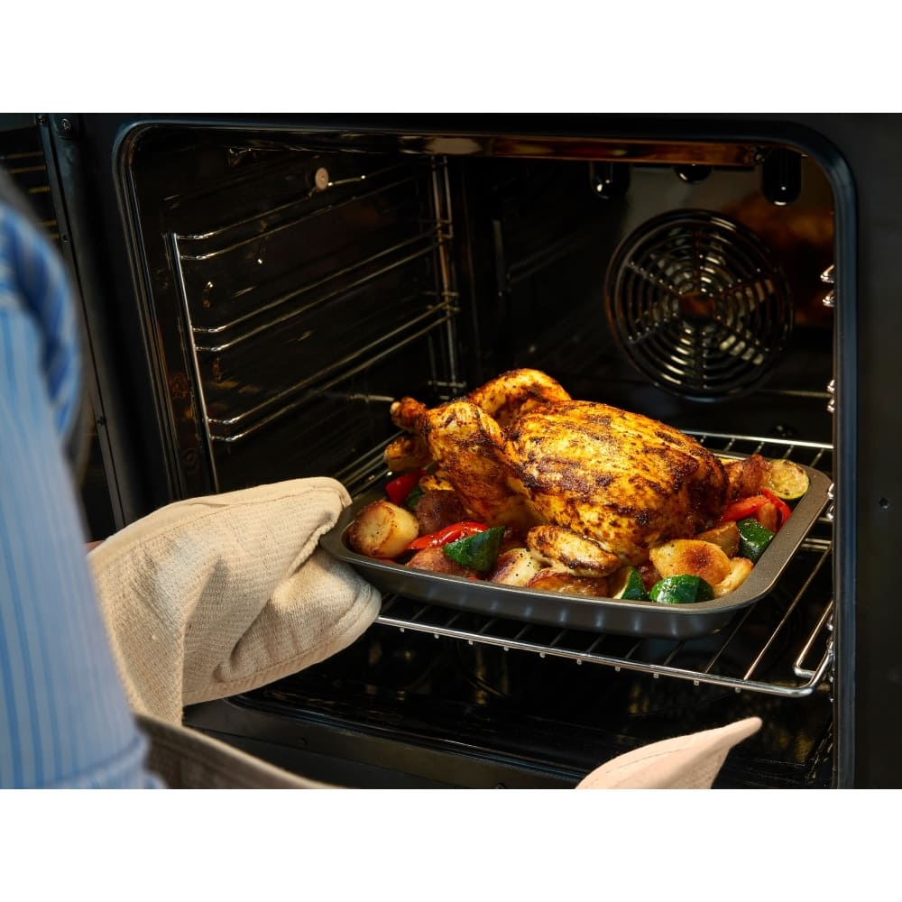 90cm Ceramic Belling Range Cooker, Grey - RCA FARMHOUSE 90E AN - London Houseware - 10