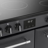 90cm Ceramic Belling Range Cooker, Grey - RCA FARMHOUSE 90E AN - London Houseware - 7