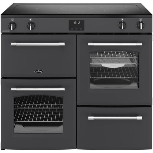 100cm Induction Belling Range Cooker, Grey - RCA FARMHOUSE 100Ei