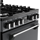 Dual Fuel Cooker with Double Oven, Grey, A Rated - Stoves DXMRARICH 60DF - London Houseware - 4