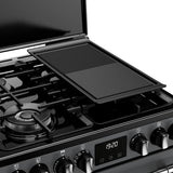 Dual Fuel Cooker with Double Oven, Grey, A Rated - Stoves DXMRARICH 60DF - London Houseware - 8