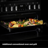 Dual Fuel Cooker with Double Oven, Black - Stoves DXMRARICH 60DF - London Houseware - 18