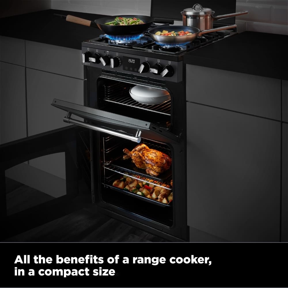 Dual Fuel Cooker with Double Oven, Cream - Stoves DXMRARICH 60DF - London Houseware - 10