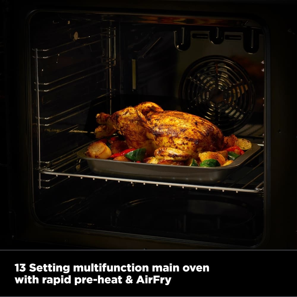 Dual Fuel Cooker with Double Oven, Cream - Stoves DXMRARICH 60DF - London Houseware - 11