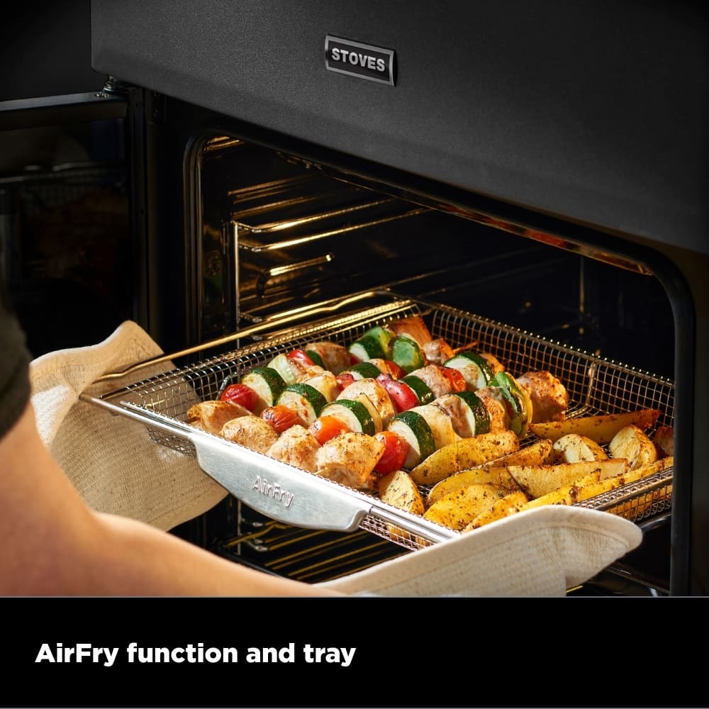 Dual Fuel Cooker with Double Oven, Cream - Stoves DXMRARICH 60DF - London Houseware - 17