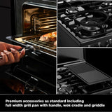 Dual Fuel Cooker with Double Oven, Cream - Stoves DXMRARICH 60DF - London Houseware - 18