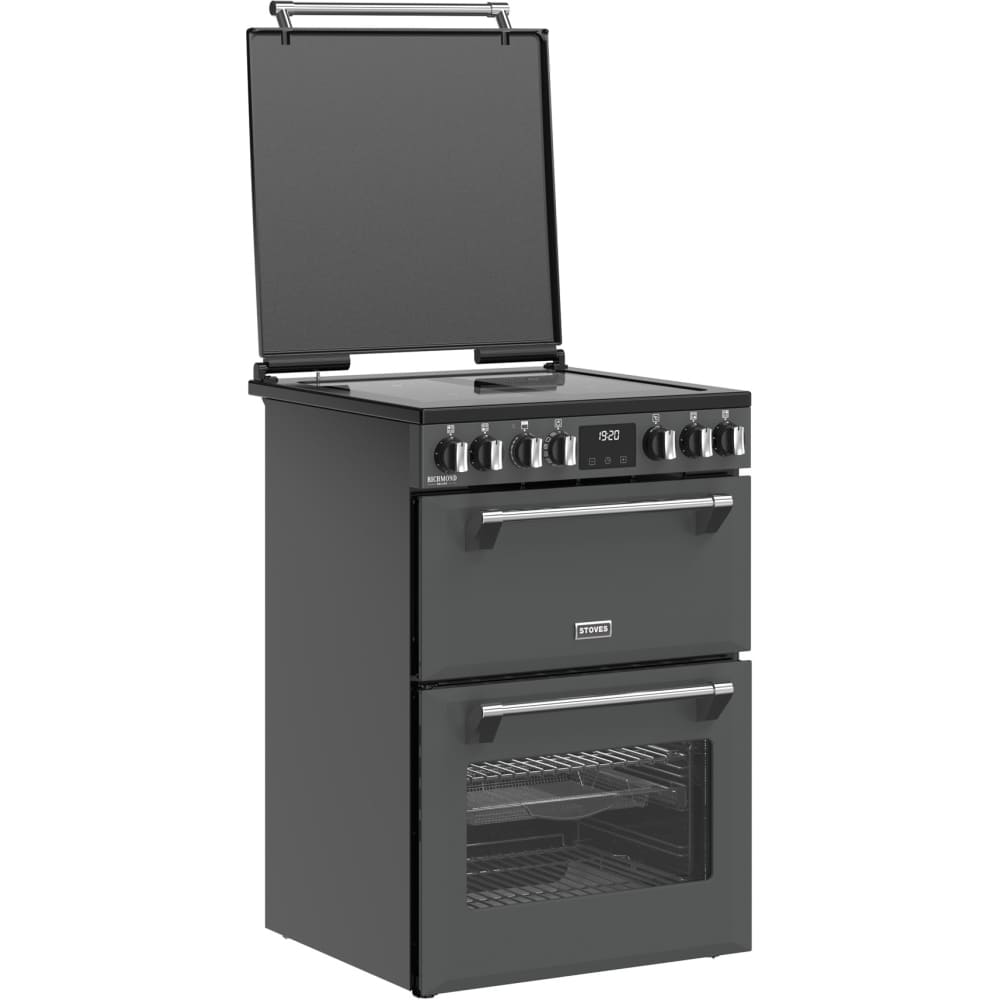 Induction Electric Cooker with Double Oven, Grey - Stoves Richmond DX 60Ei RTY - London Houseware - 5