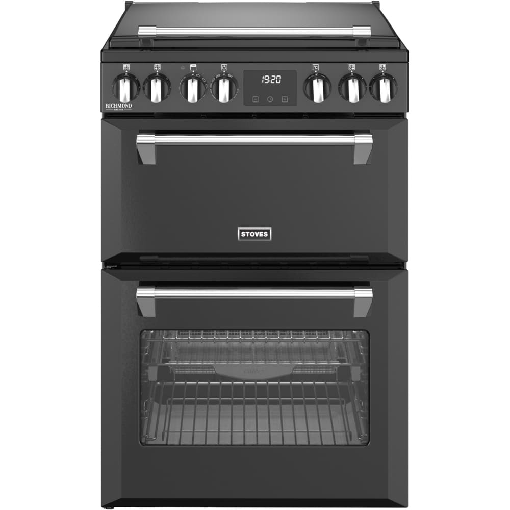 Induction Electric Cooker with Double Oven, Black - Stoves Richmond DX 60Ei RTY - London Houseware - 1