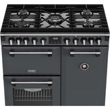 90cm Dual Fuel Stoves Range Cooker, Grey  - RCA RICH 90DF ANT - London Houseware - 7