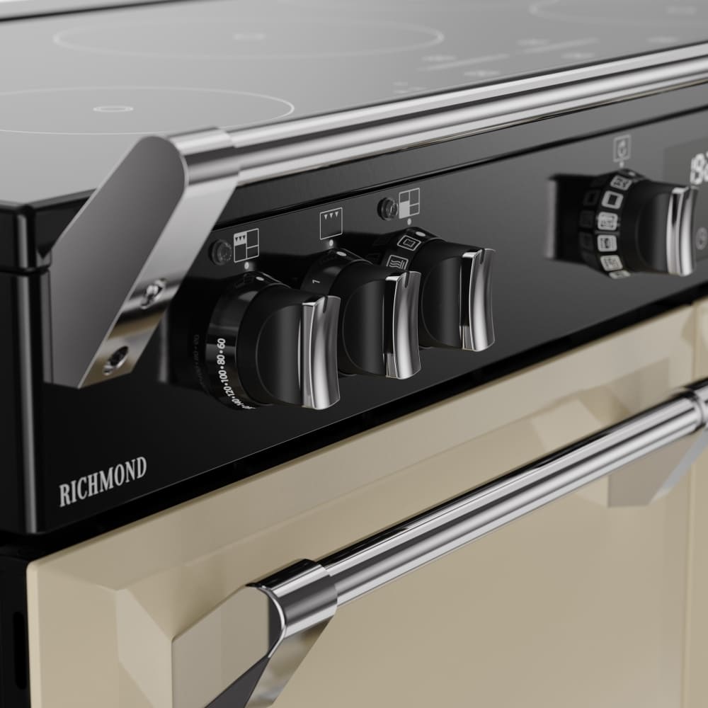 110cm Induction Stoves Range Cooker, Cream, A Rated - RCA RICH 110Ei TCH CR - London Houseware - 5