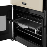 90cm Dual Fuel Stoves Range Cooker, Cream, A Rated - DX RCA RICH 90DF CRM - London Houseware - 4