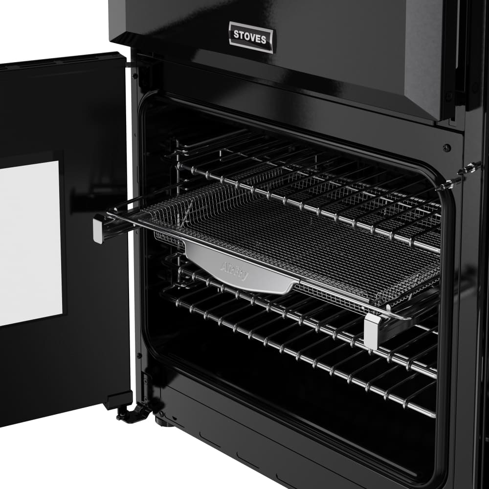 90cm Induction Stoves Range Cooker, Black, A Rated - DX RCA RICH 90Ei RTY - London Houseware - 4