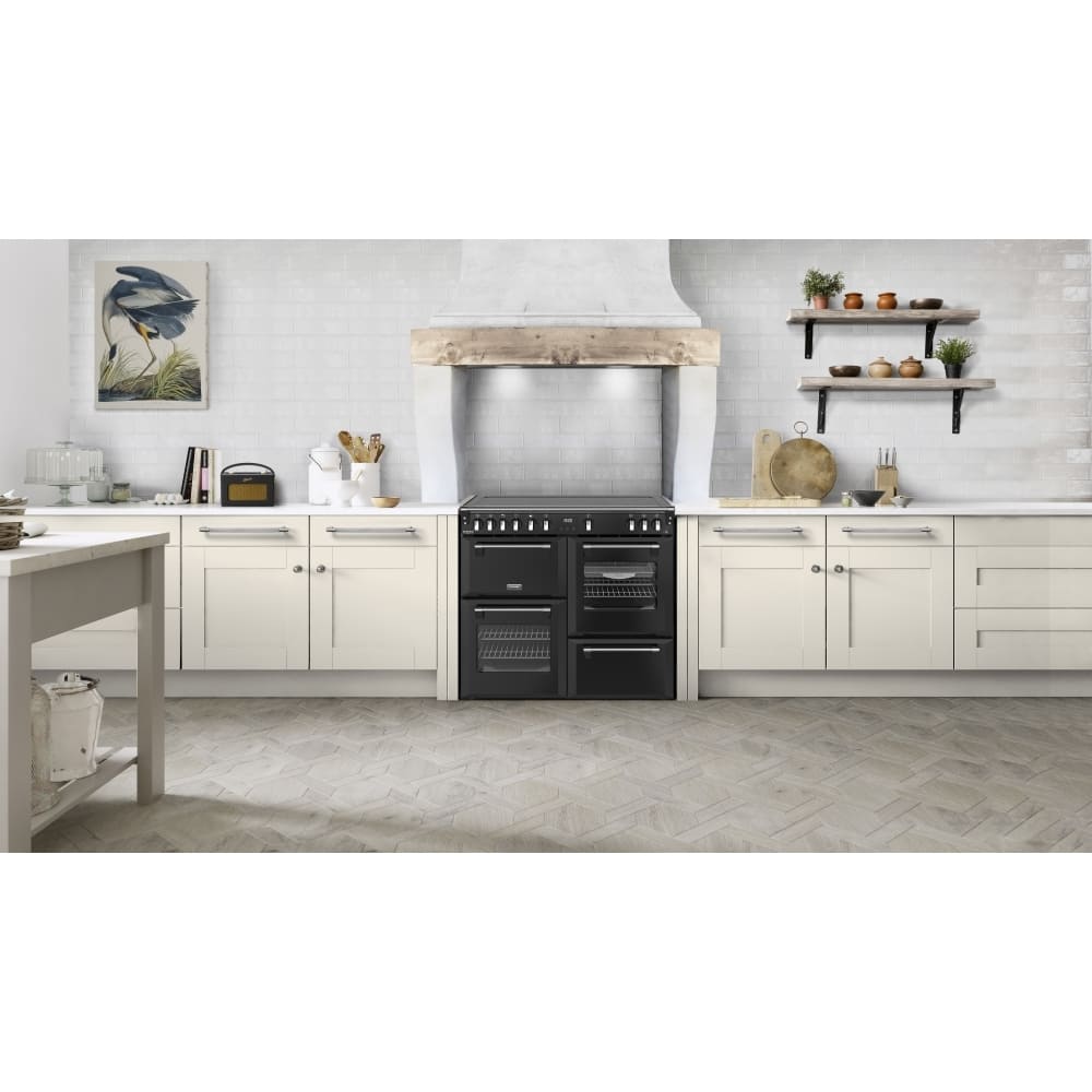 100cm Induction Stoves Range Cooker, Black, A Rated - DX RCA RICH 100Ei RTY - London Houseware - 9