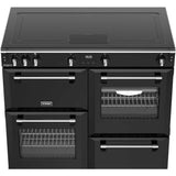 100cm Induction Stoves Range Cooker, Black, A Rated - DX RCA RICH 100Ei ZLS - London Houseware - 2