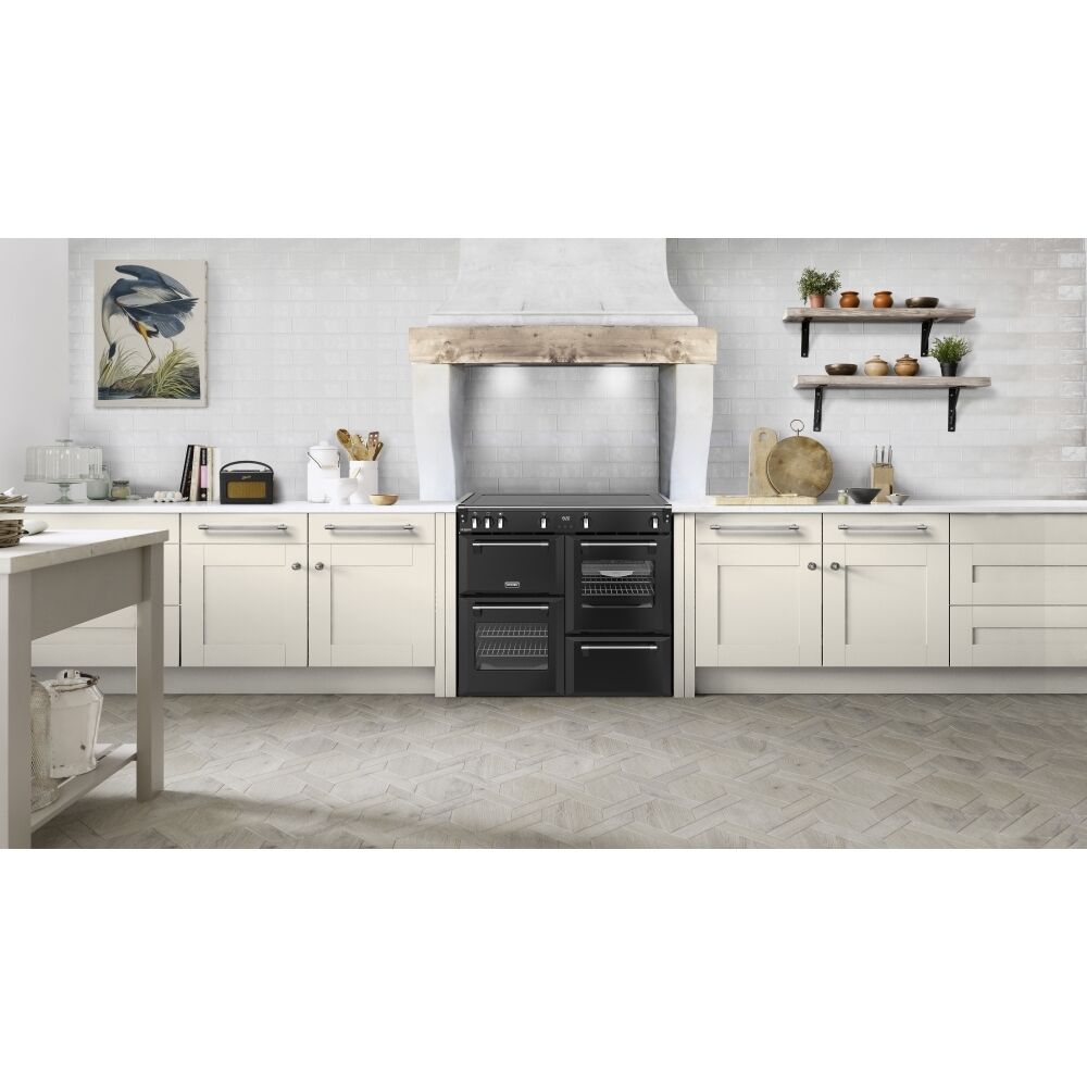 100cm Induction Stoves Range Cooker, Black, A Rated - DX RCA RICH 100Ei ZLS - London Houseware - 9