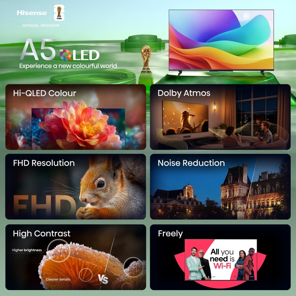 Hisense 50A5STUK 50" QLED Smart Television - product image 3